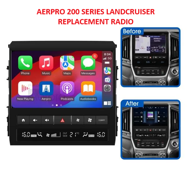 200 SERIES LANDCRUISER REPLACEMENT RADIO